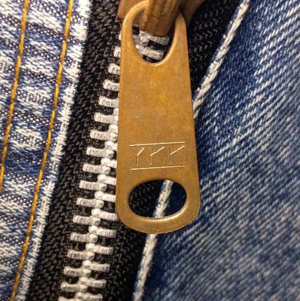 Acid Wash High Quality Denim Jacket Artisan Designed Bomber Style Men's Large - Picture 12 of 13